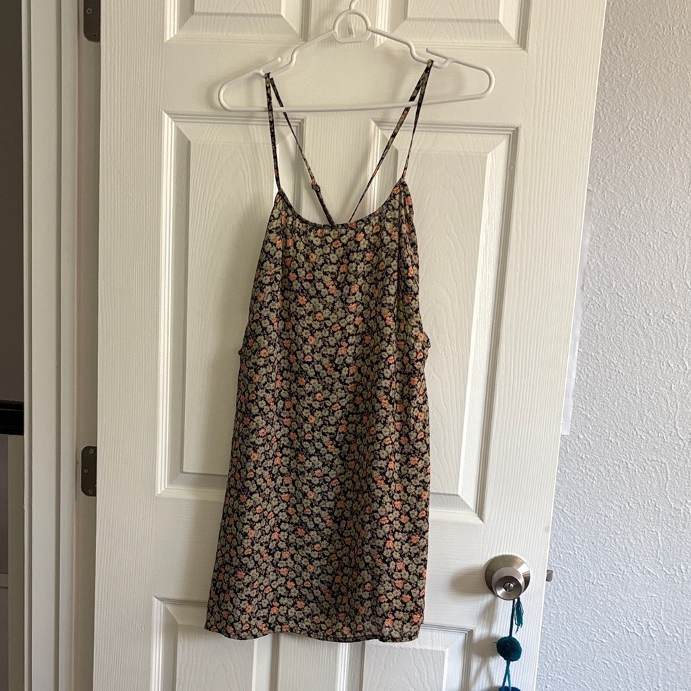En Creme Black Floral Dress